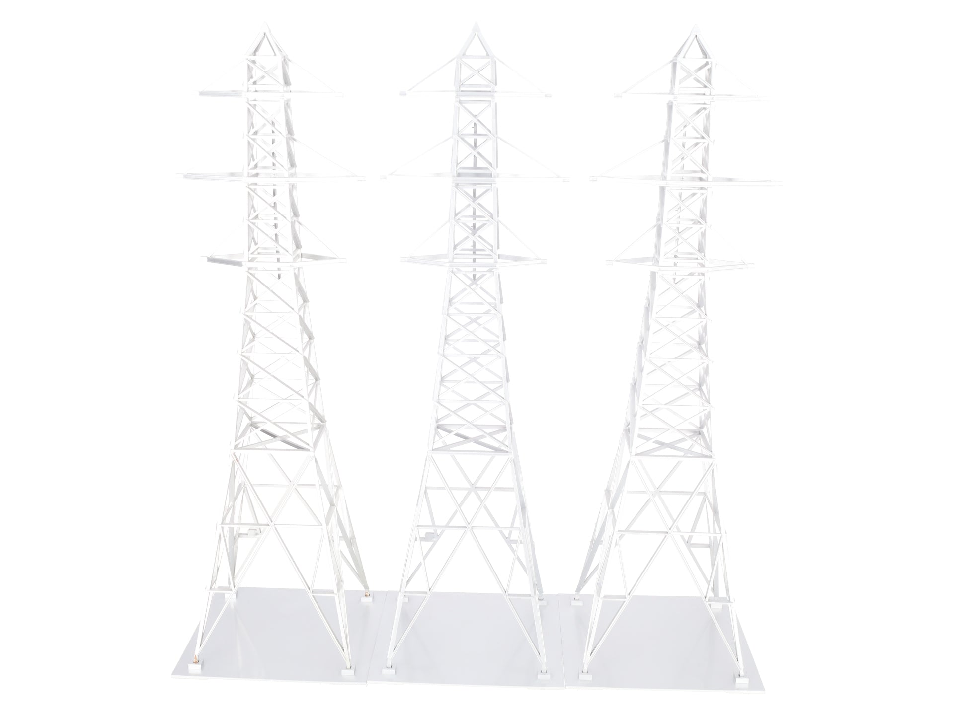MTH 30-1056 O Hi-Tension Tower Set (Set of 3) EX/Box