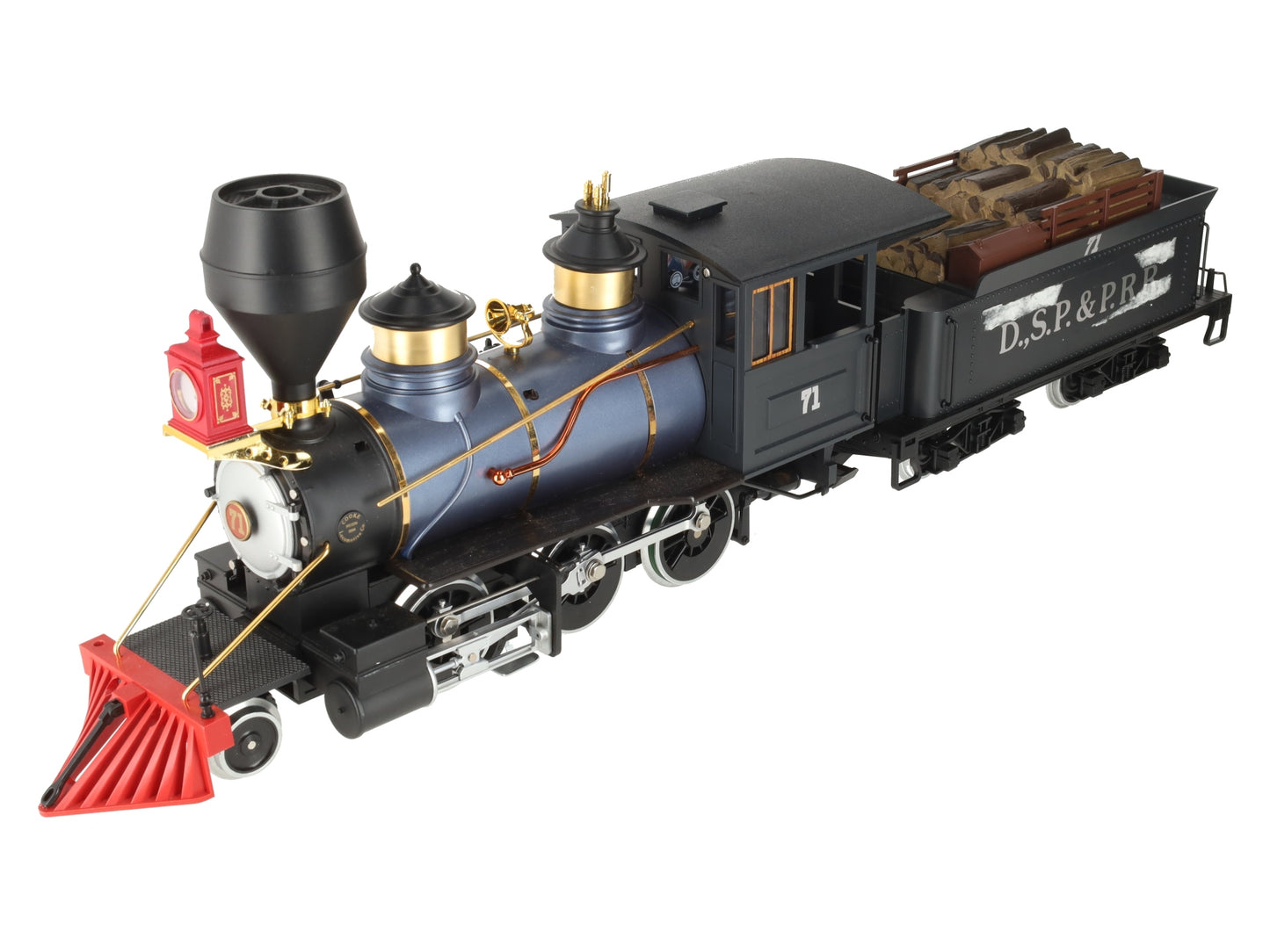 LGB 2028D G Scale DSP&P 2-6-0 Mogul Steam Locomotive & Tender #71 EX/Box