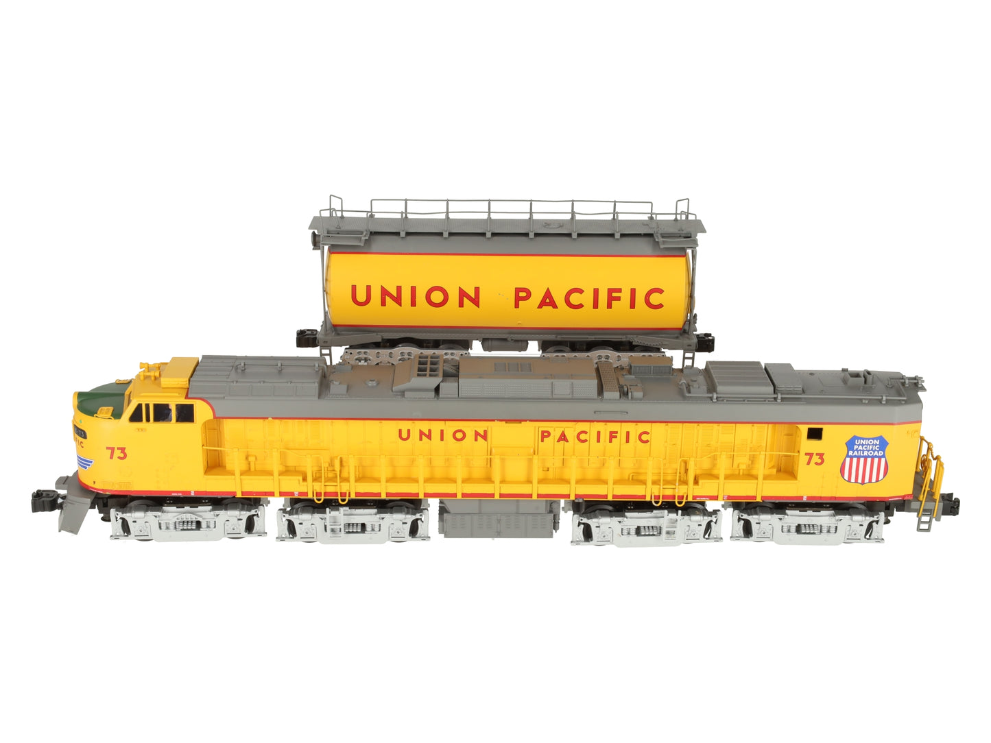 Lionel 6-18149 O Gauge Union Pacific Veranda Gas Turbine & Tender #73 w/ TMCC EX