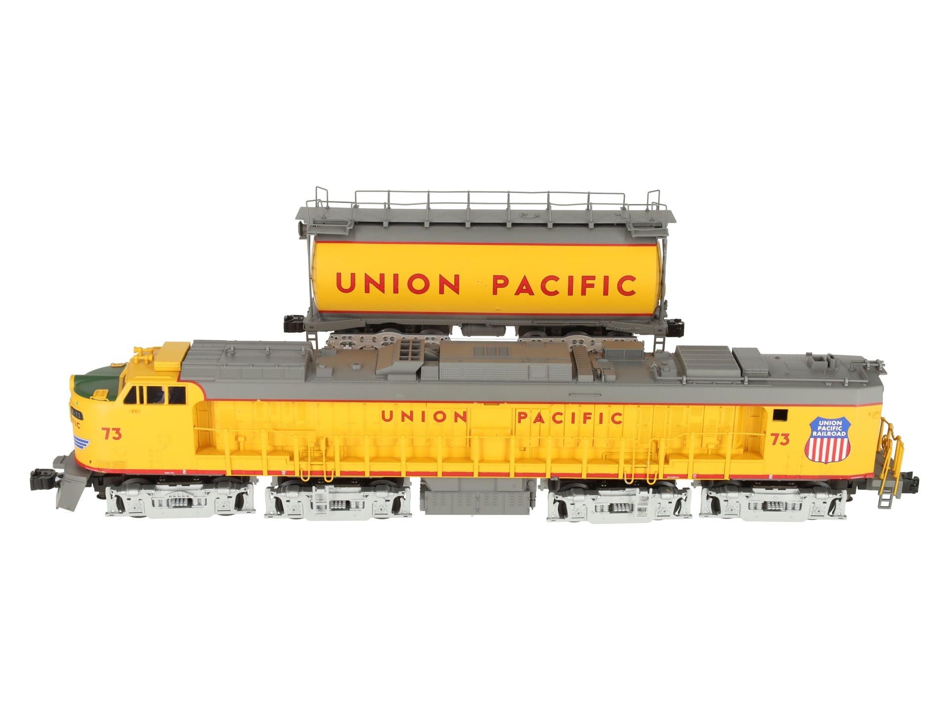 Lionel 6-18149 O Gauge Union Pacific Veranda Gas Turbine & Tender #73 w/ TMCC EX