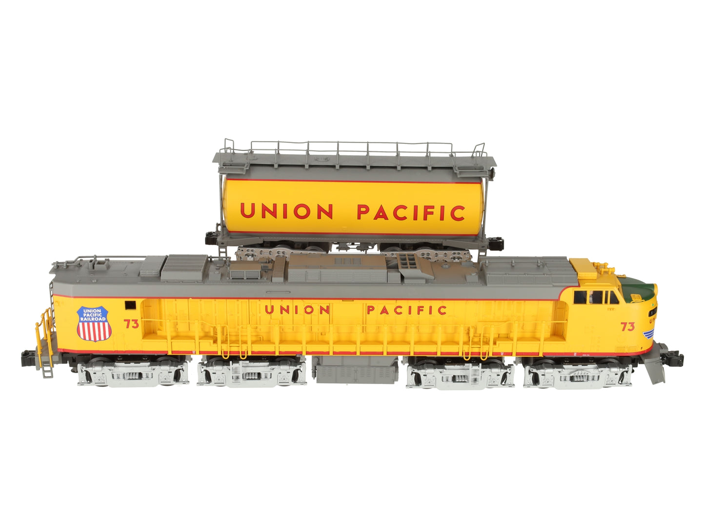 Lionel 6-18149 O Gauge Union Pacific Veranda Gas Turbine & Tender #73 w/ TMCC EX