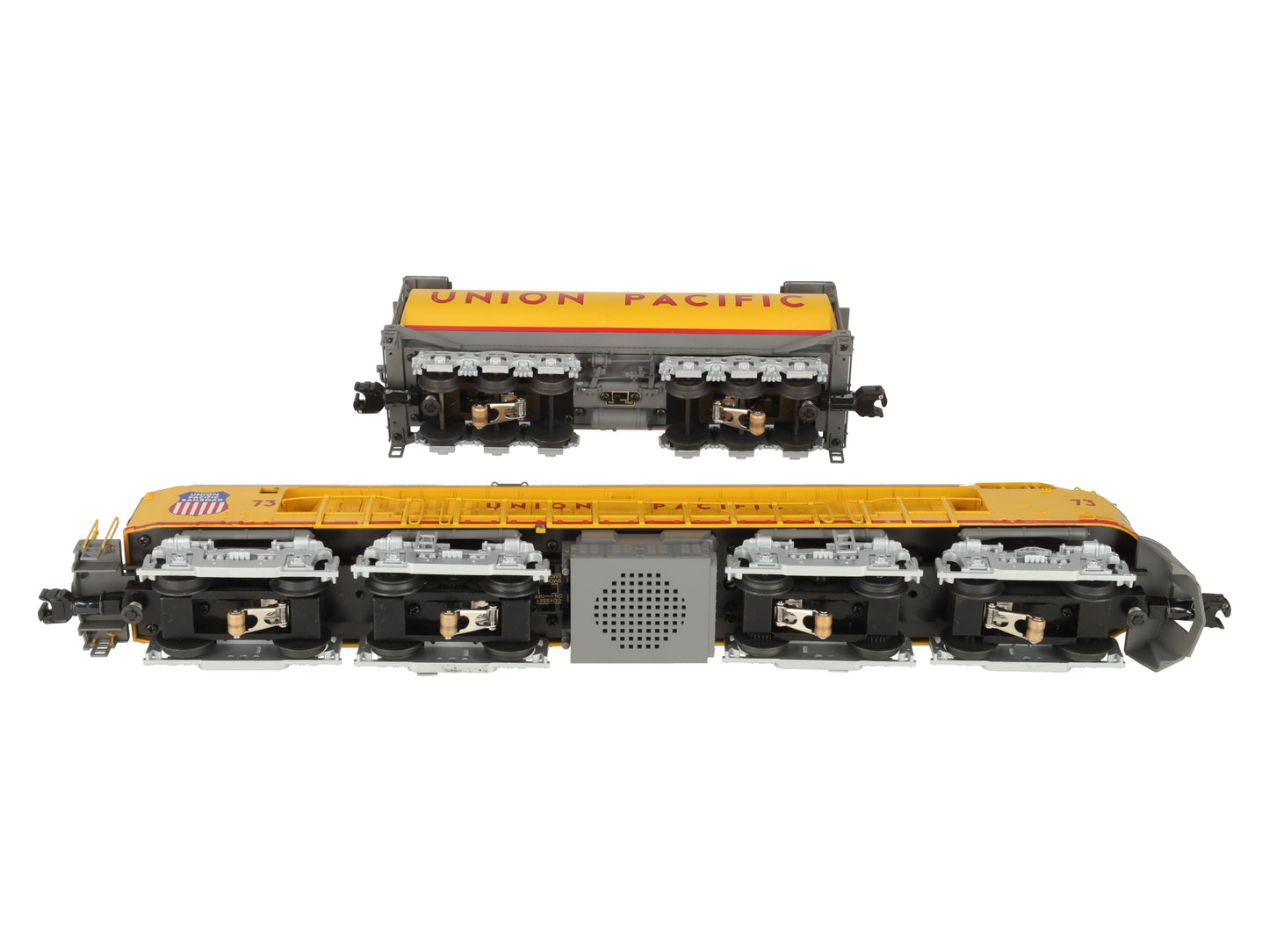Lionel 6-18149 O Gauge Union Pacific Veranda Gas Turbine & Tender #73 w/ TMCC EX