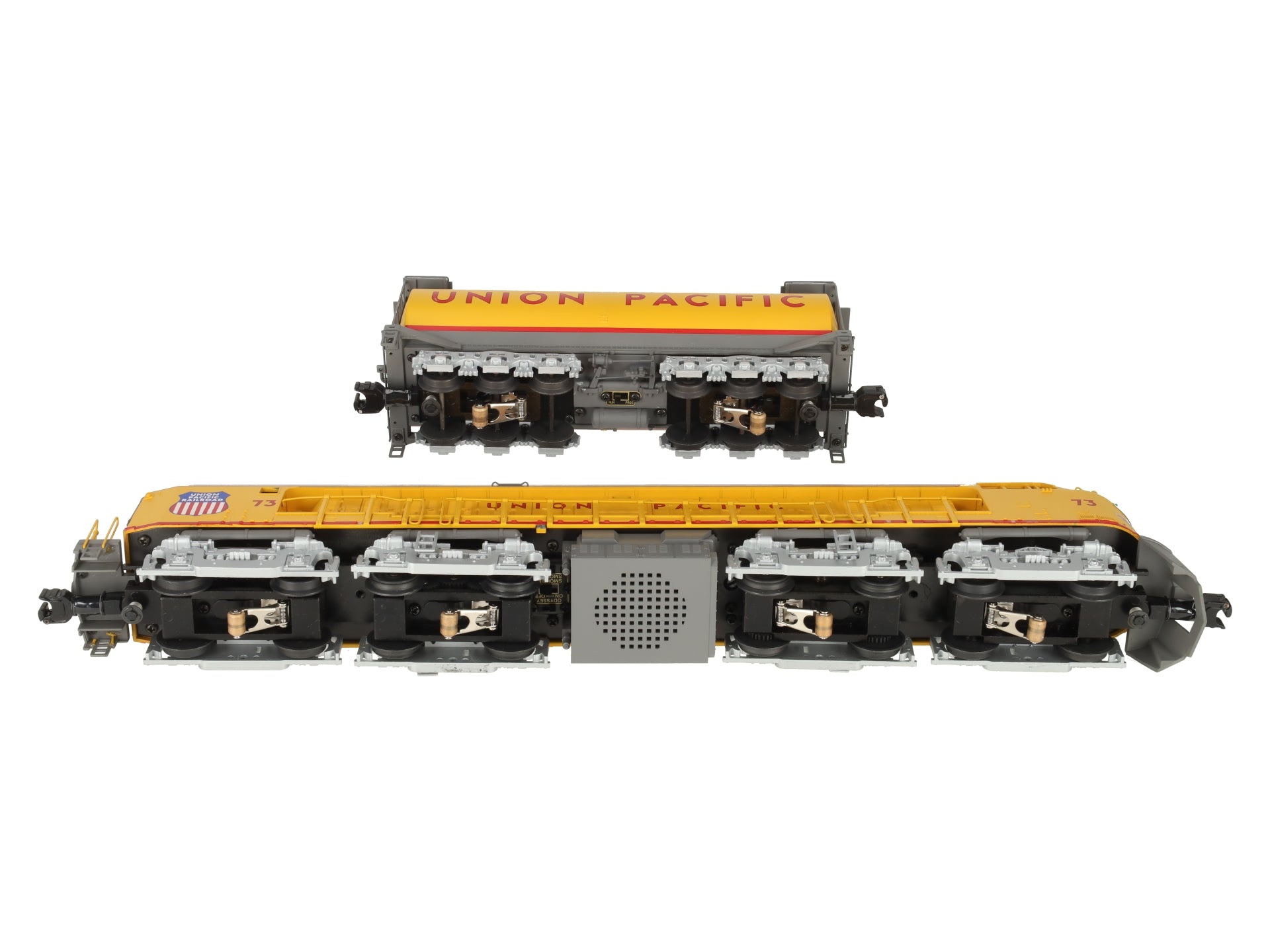 Lionel 6-18149 O Gauge Union Pacific Veranda Gas Turbine & Tender #73 w/ TMCC EX