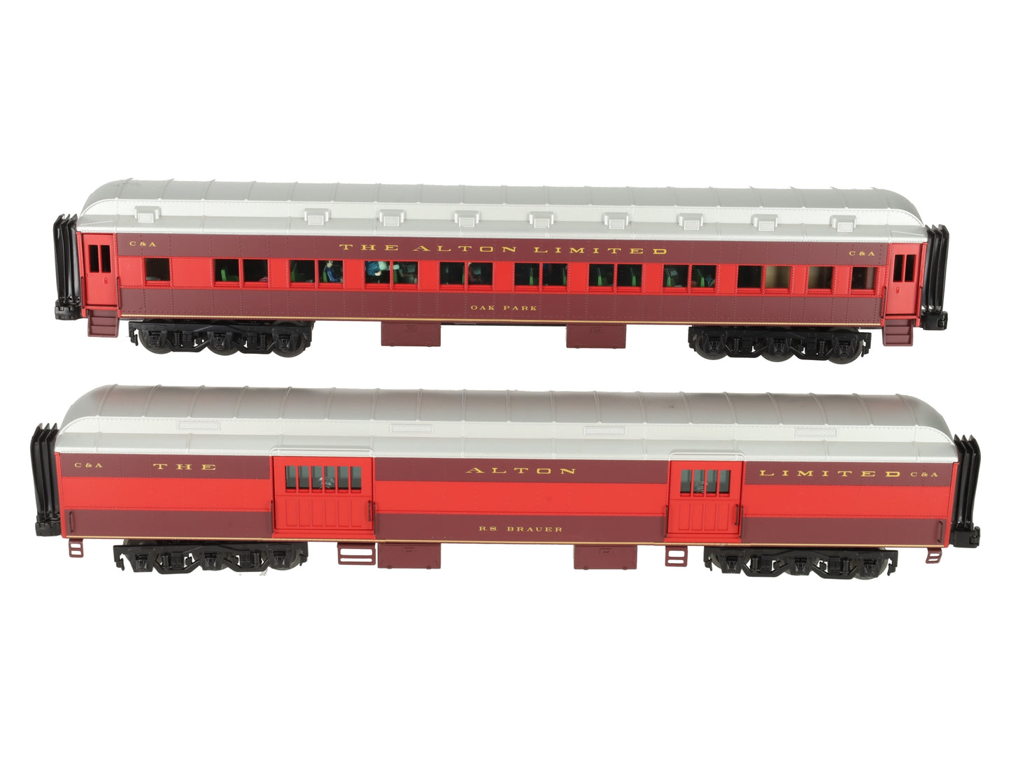 Lionel 6-39099 O Gauge Chicago & Alton 2-Car Passenger Set EX