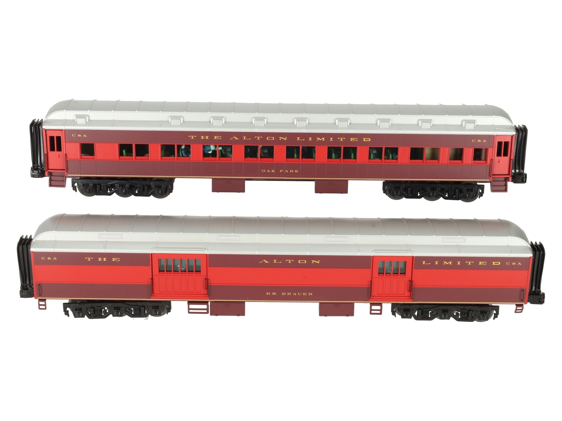 Lionel 6-39099 O Gauge Chicago & Alton 2-Car Passenger Set EX