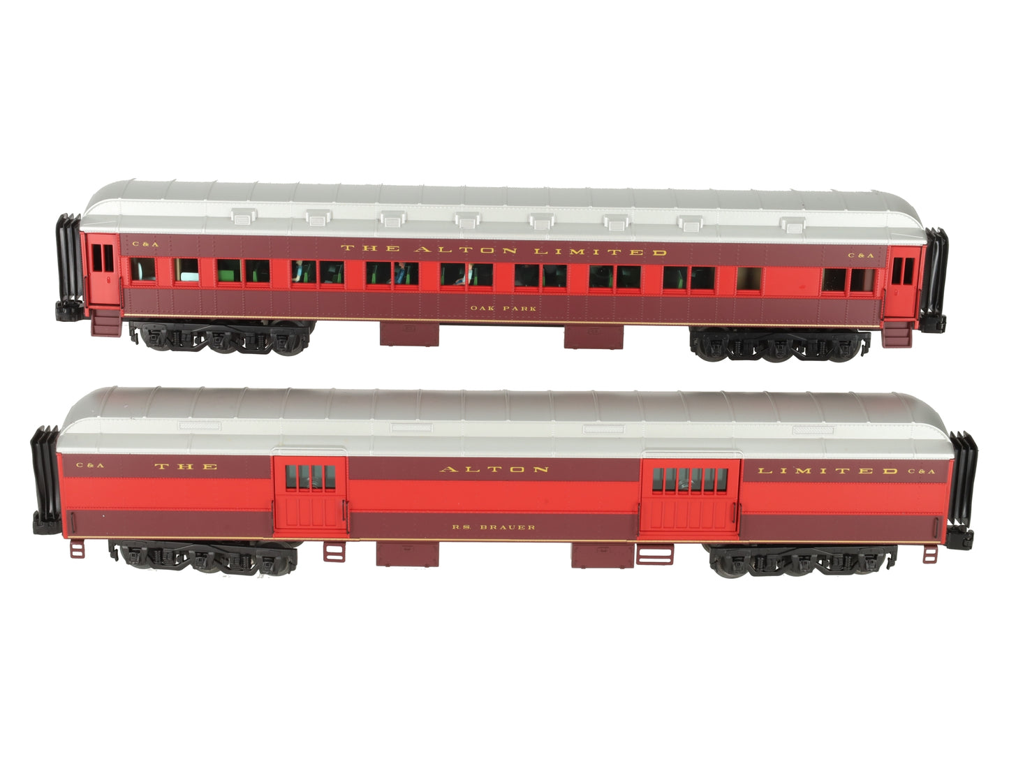 Lionel 6-39099 O Gauge Chicago & Alton 2-Car Passenger Set EX