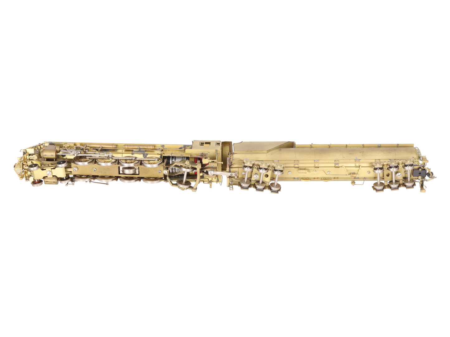 Westside Model Co. HO Brass Undecorated T-3t 4-8-2 Steam Locomotive & Tender EX/Box