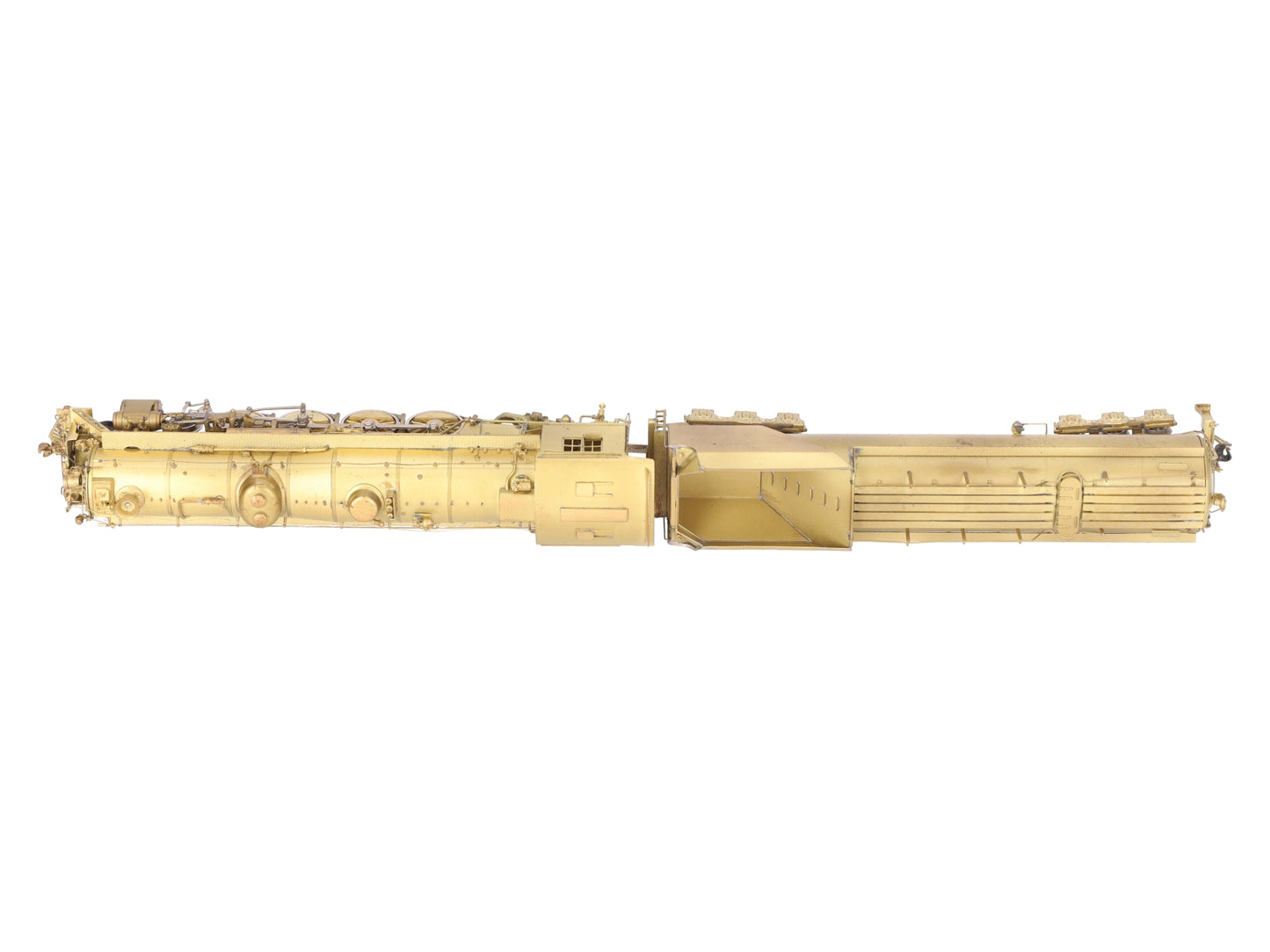 Westside Model Co. HO Brass Undecorated T-3t 4-8-2 Steam Locomotive & Tender EX/Box
