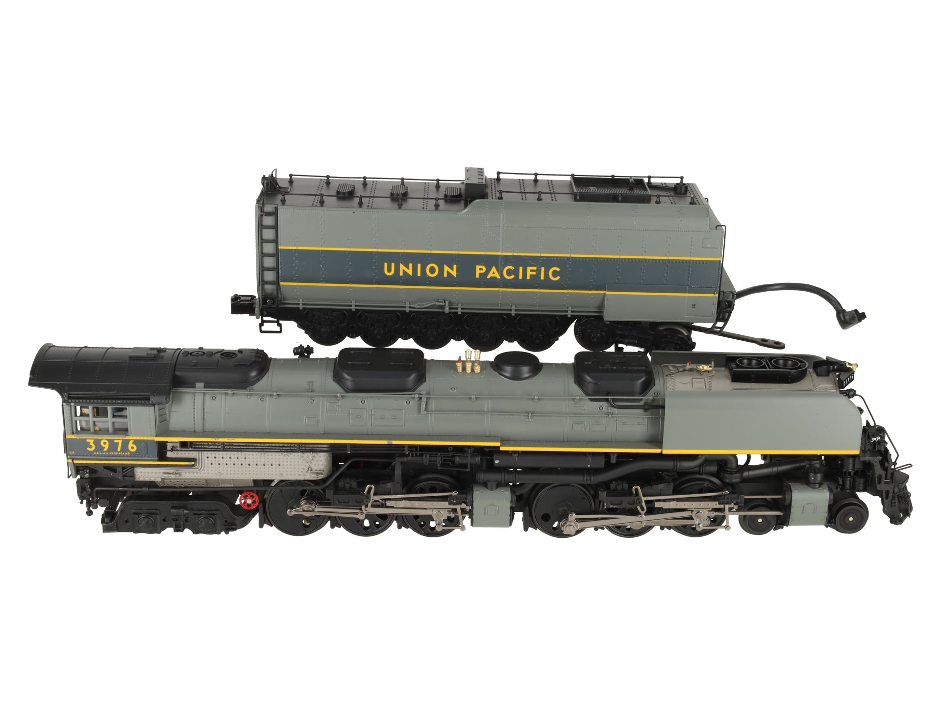 MTH 20-3478-2 O UP/Gray/Silver 4-6-6-4 Steam Locomotive w/PS3 #3976 EX