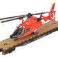 Menards 279-3396 O US Coast Guard Flat Car w/  Helicopter Load #02639/6516 EX/Box