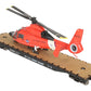 Menards 279-3396 O US Coast Guard Flat Car w/  Helicopter Load #02639/6516 EX/Box