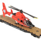 Menards 279-3396 O US Coast Guard Flat Car w/  Helicopter Load #02639/6516 EX/Box
