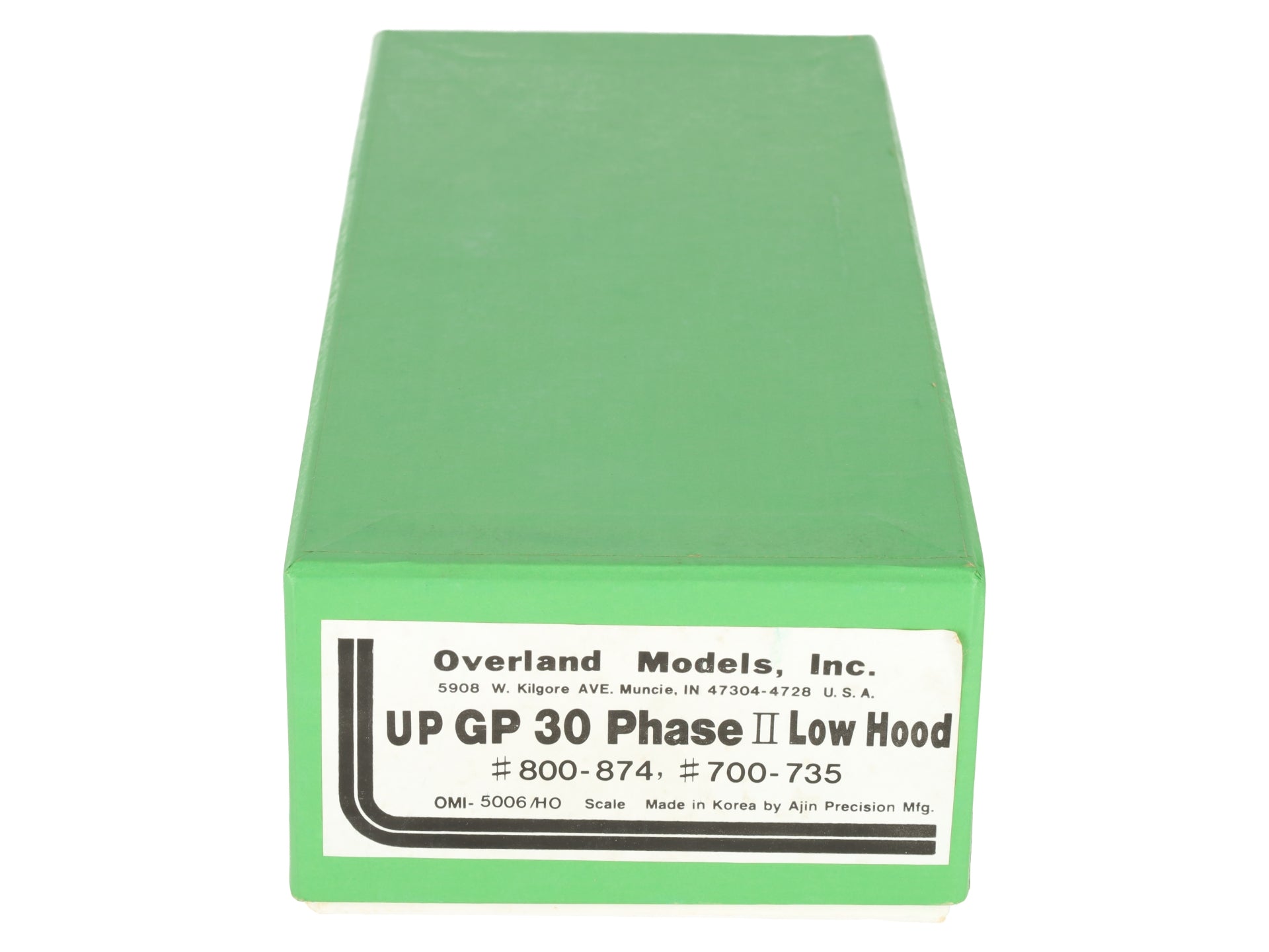 Overland 5006 BRASS HO Scale Union Pacific GP30 Phase II Low Hood Diesel Loco EX/Box