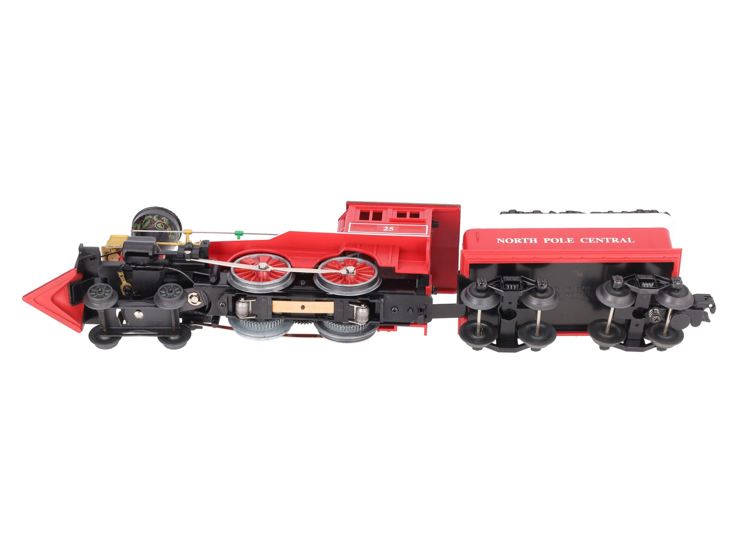 Lionel 6-18732 O North Pole 4-4-0 Steam Locomotive & Tender #25 EX/Box