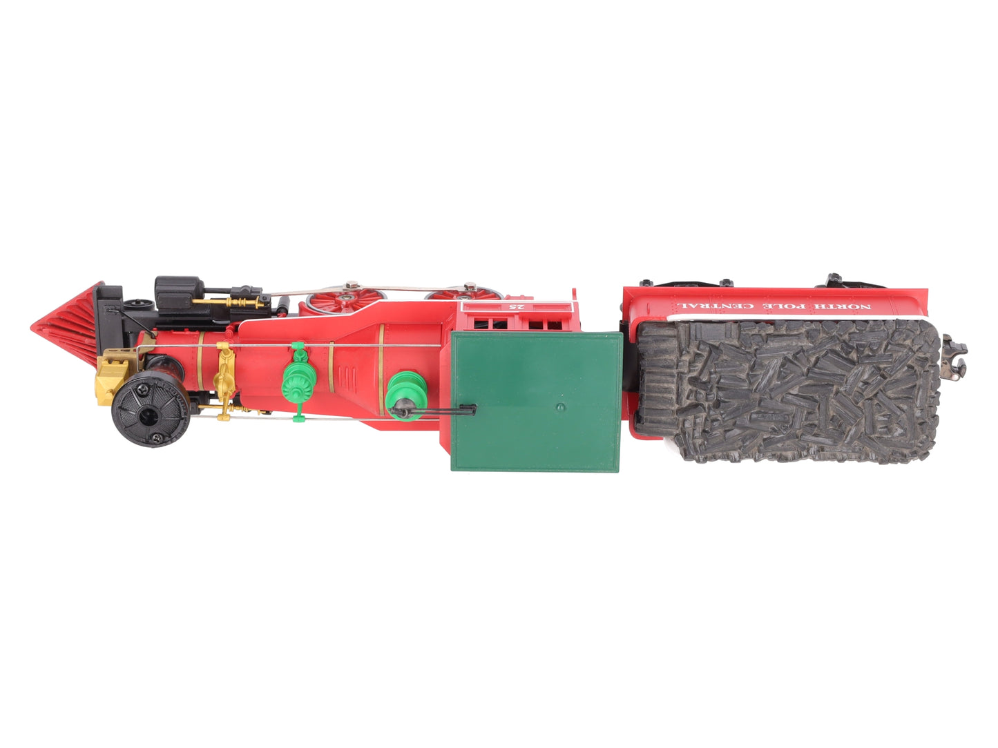 Lionel 6-18732 O North Pole 4-4-0 Steam Locomotive & Tender #25 EX/Box