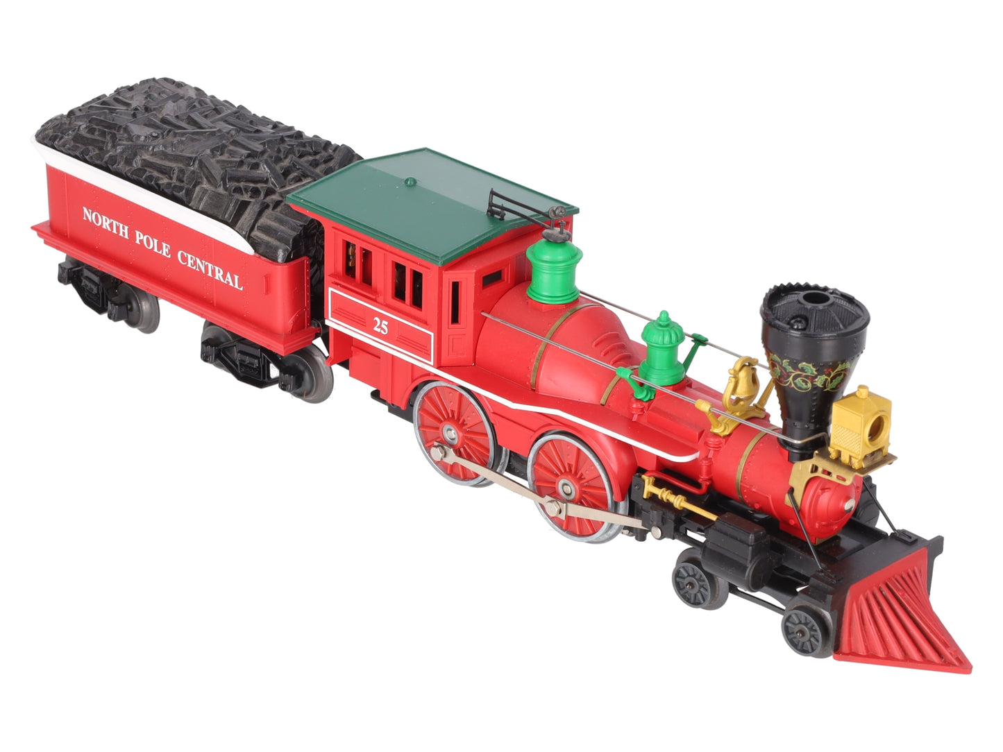 Lionel 6-18732 O North Pole 4-4-0 Steam Locomotive & Tender #25 EX/Box