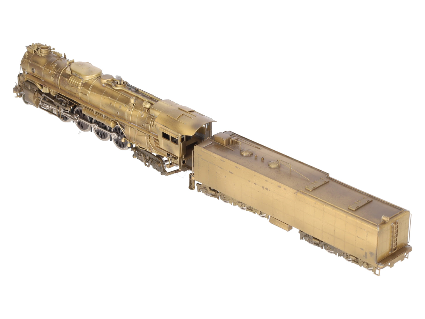PFM HO Scale Brass Santa Fe 4-8-4 Steam Locomotive & Tender EX/Box