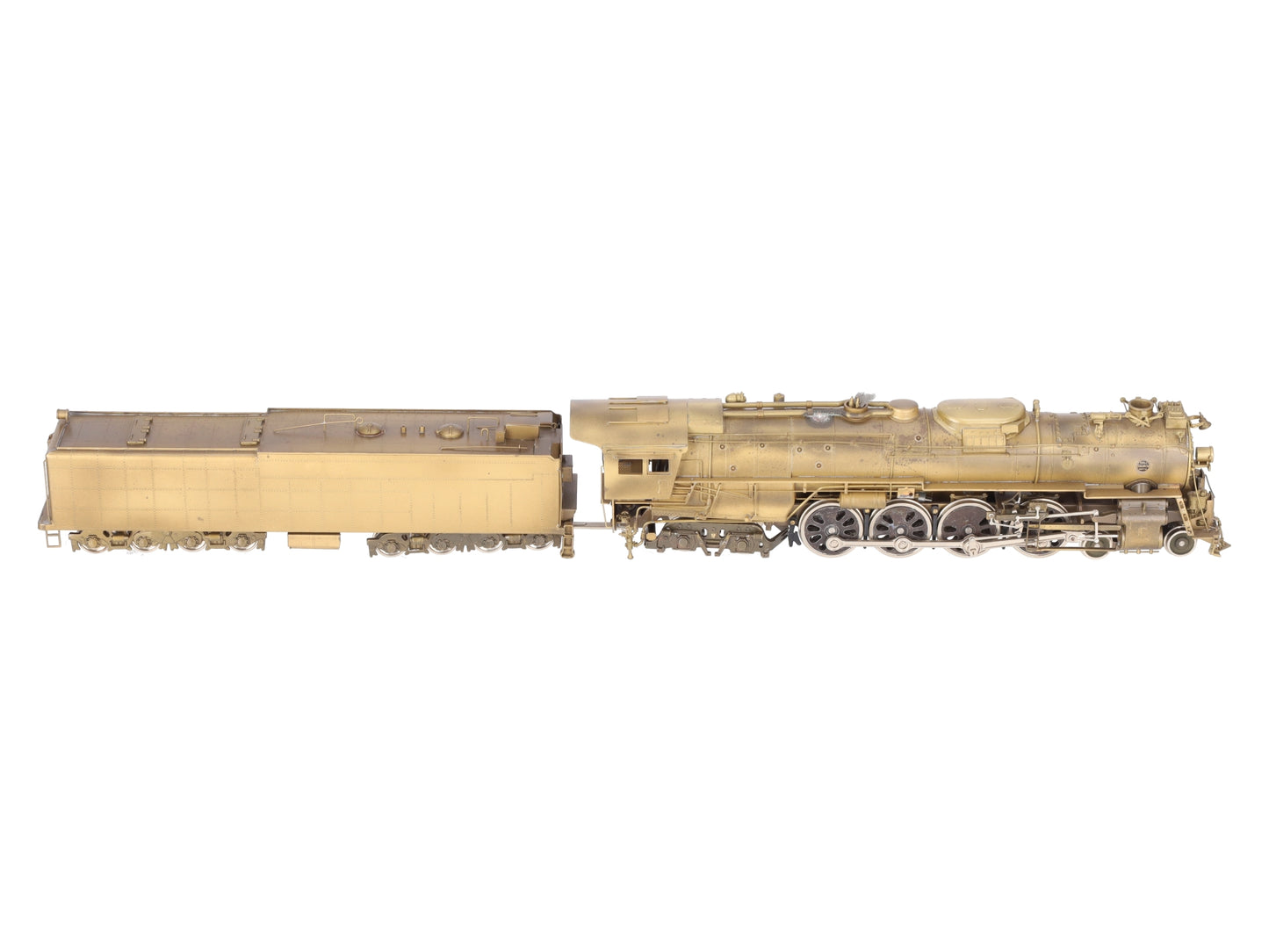 PFM HO Scale Brass Santa Fe 4-8-4 Steam Locomotive & Tender EX/Box