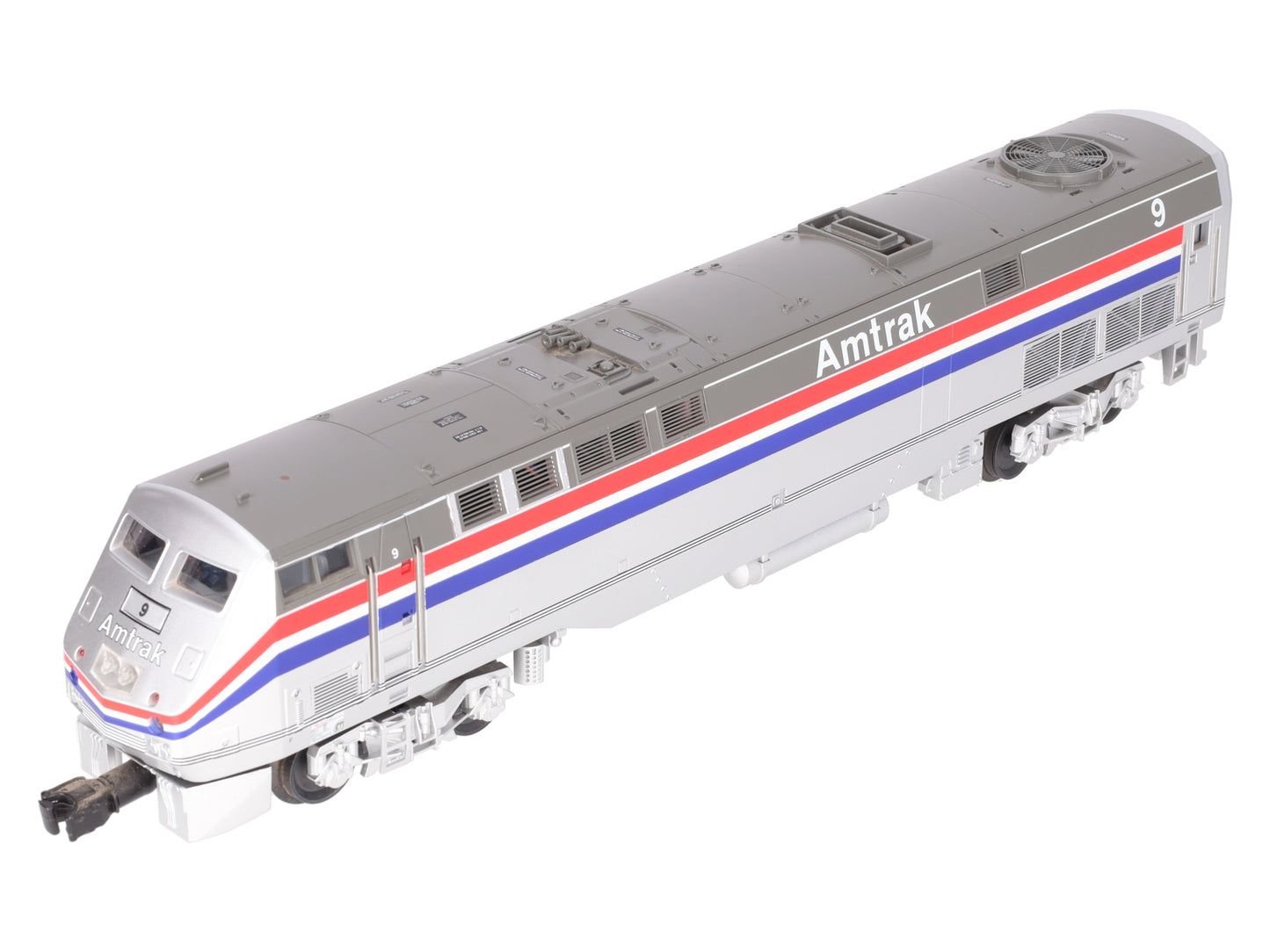MTH 20-2189-1 O Amtrak G.E. Genesis P42 Diesel Engine Cab w/PS1 #9 EX/Box