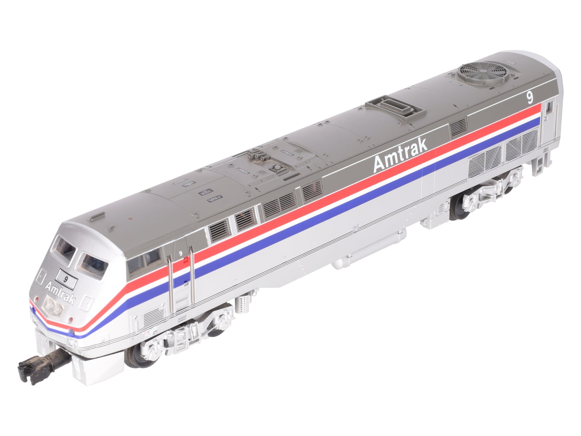 MTH 20-2189-1 O Amtrak G.E. Genesis P42 Diesel Engine Cab w/PS1 #9 EX/Box