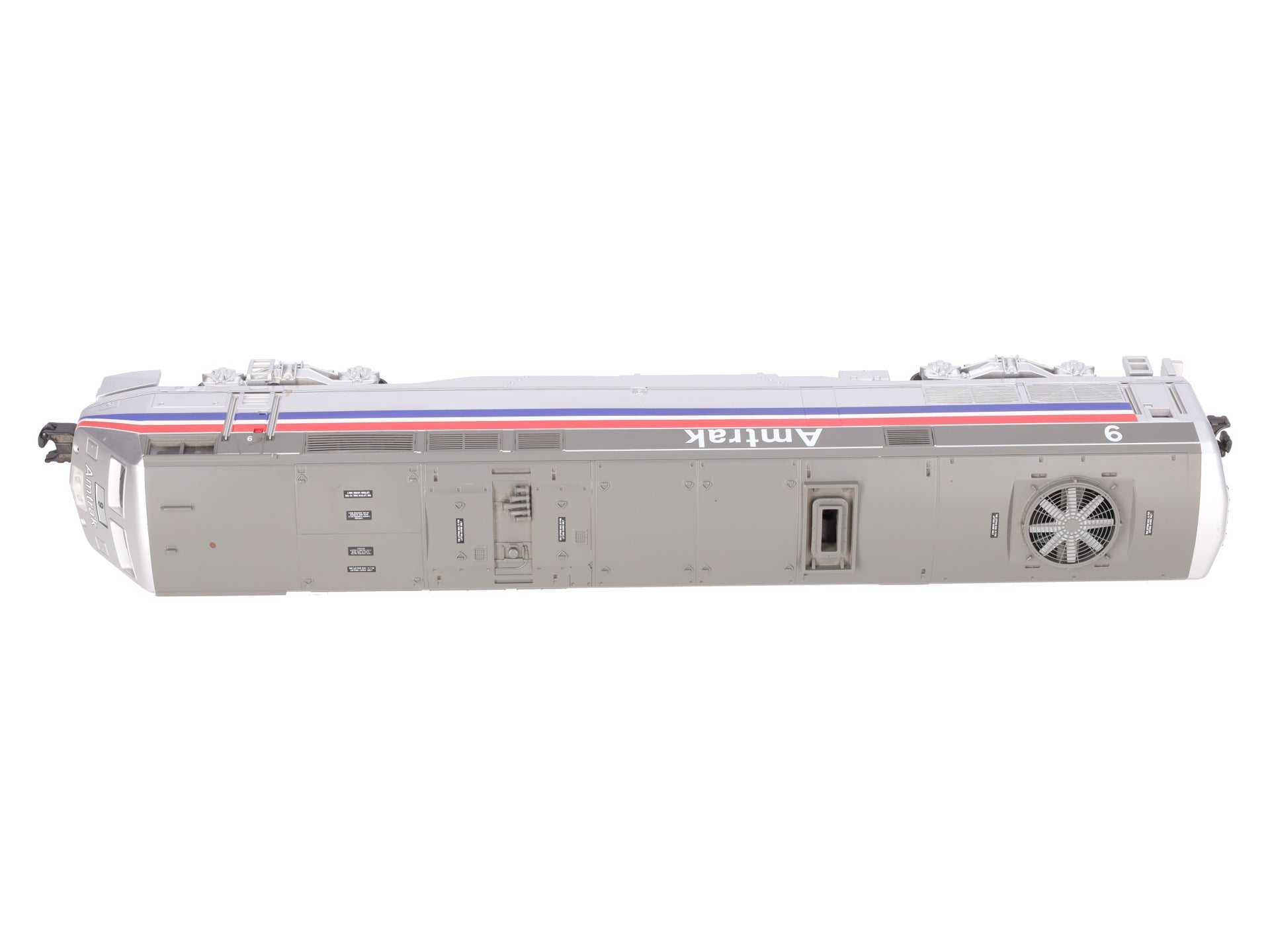 MTH 20-2189-1 O Amtrak G.E. Genesis P42 Diesel Engine Cab w/PS1 #9 EX/Box