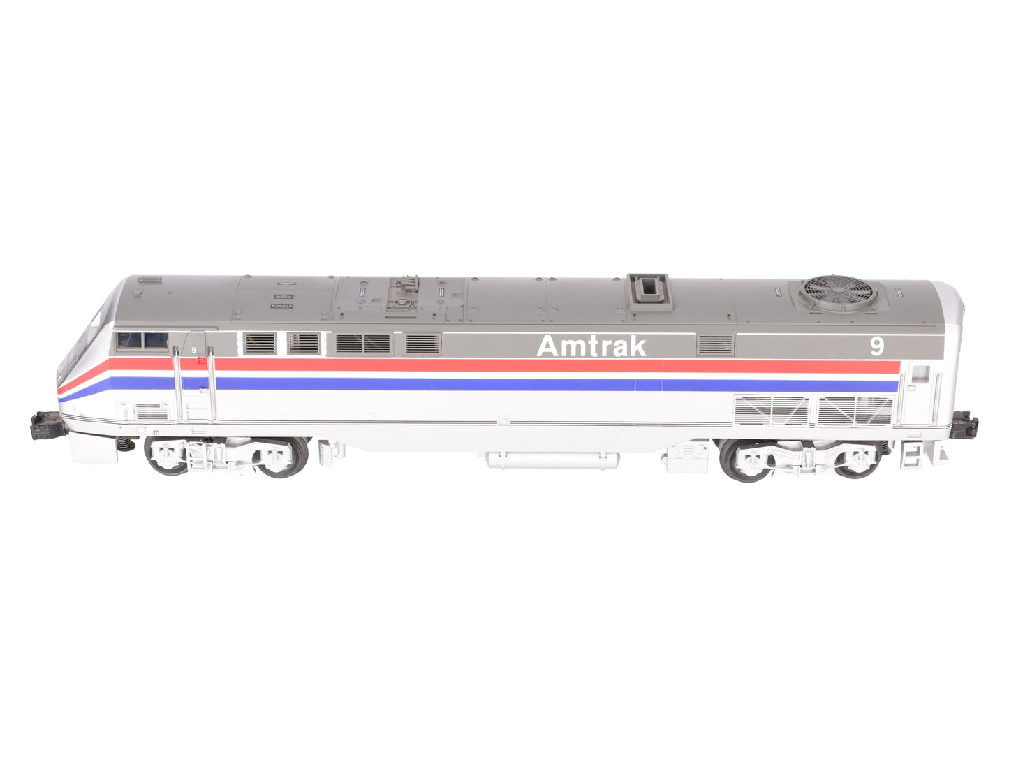MTH 20-2189-1 O Amtrak G.E. Genesis P42 Diesel Engine Cab w/PS1 #9 EX/Box