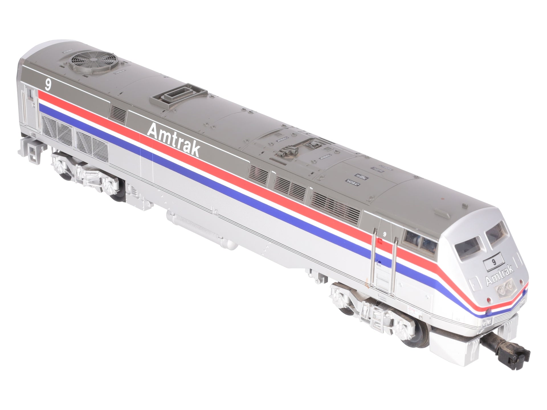 MTH 20-2189-1 O Amtrak G.E. Genesis P42 Diesel Engine Cab w/PS1 #9 EX/Box