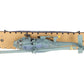 Menards 279-3398 O US Navy Flatcar w/ Navy Helicopter #02677 EX/Box