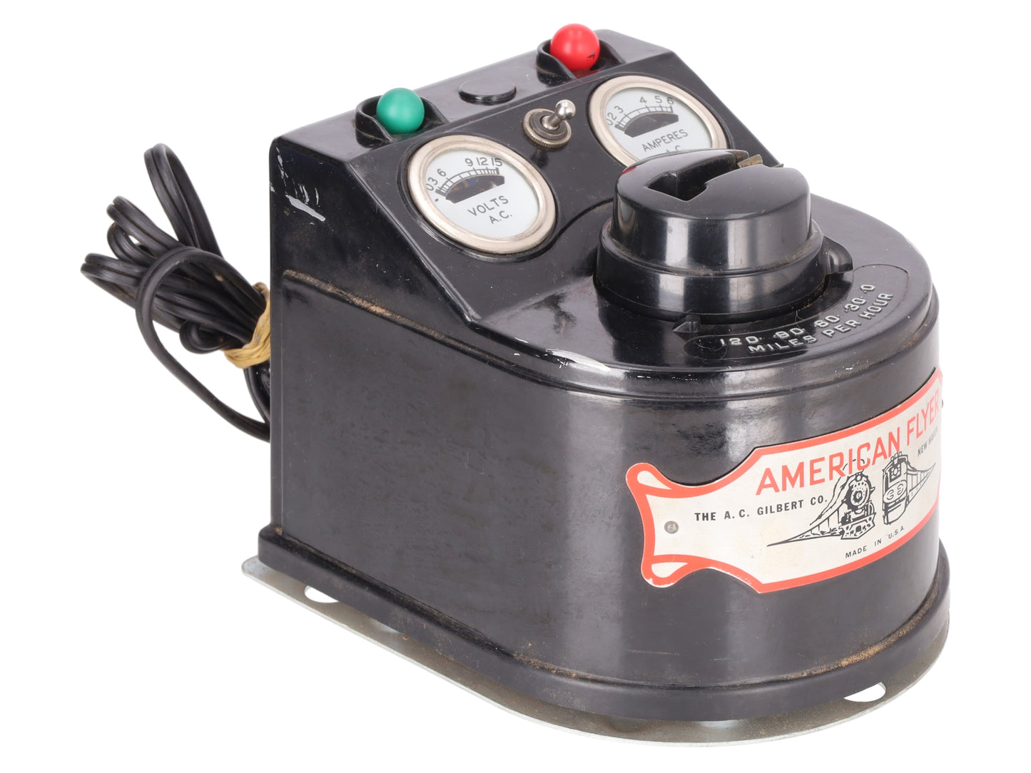 American Flyer 19B Vintage S 300 Watt Train Transformer 110V VG