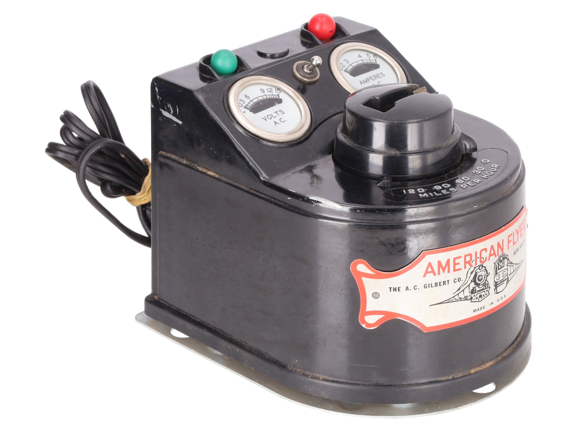 American Flyer 19B Vintage S 300 Watt Train Transformer 110V VG