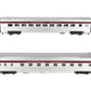 MTH 20-6647 O CP 70' Streamlined Sleeper/Diner Passenger Car Set (Set of 2) EX/Box