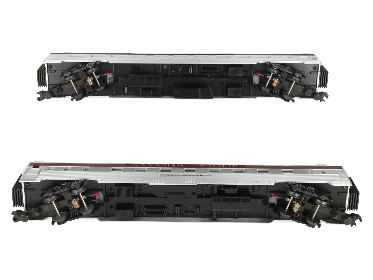 MTH 20-6647 O CP 70' Streamlined Sleeper/Diner Passenger Car Set (Set of 2) EX/Box
