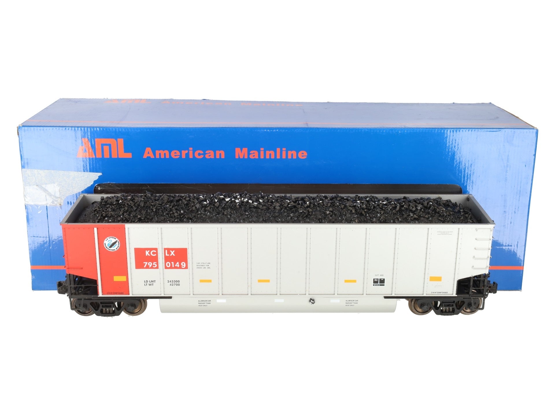 American Mainline G421-10 G Kansas City Power & Light Coal Hopper #795014 EX/Box