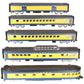 MTH 20-6518 O Alaska Railroad 70' Streamlined Passenger Car Set (Set of 5) EX/Box