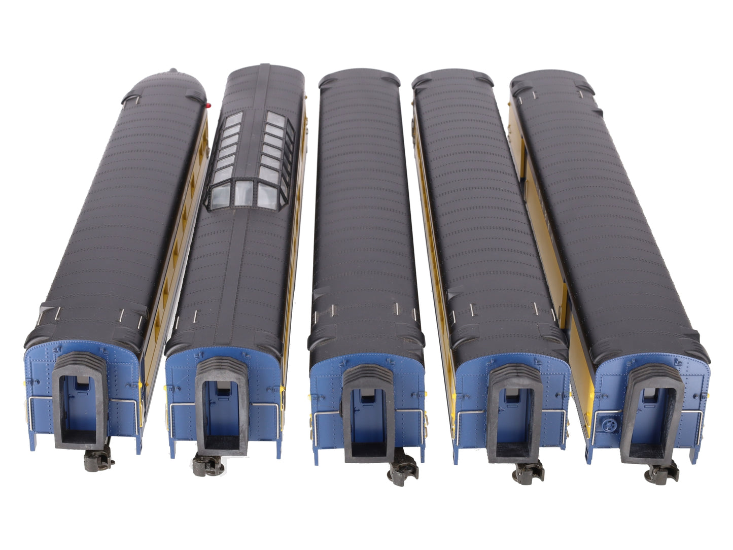 MTH 20-6518 O Alaska Railroad 70' Streamlined Passenger Car Set (Set of 5) EX/Box