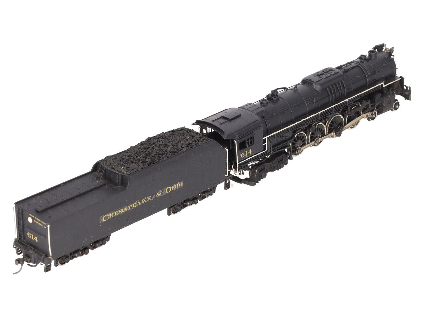 Olympia HO BRASS C&O 4-8-4 Steam Locomotive & Tender #614