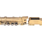 Toby O Scale 2-Rail Brass 4-8-2 Steam Locomotive & Tender - Undecorated VG