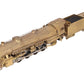 Toby O Scale 2-Rail Brass 4-8-2 Steam Locomotive & Tender - Undecorated VG