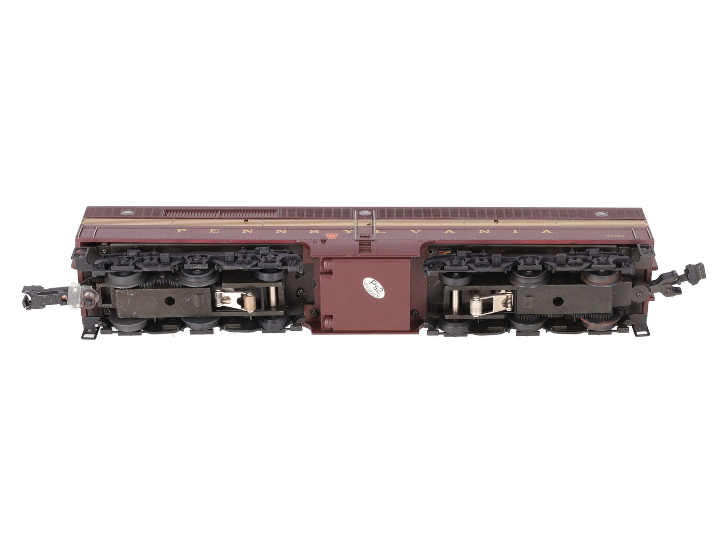 MTH 5758B O Pennsylvania Tuscan Red 3-Rail Alco PA B-Unit Diesel VG