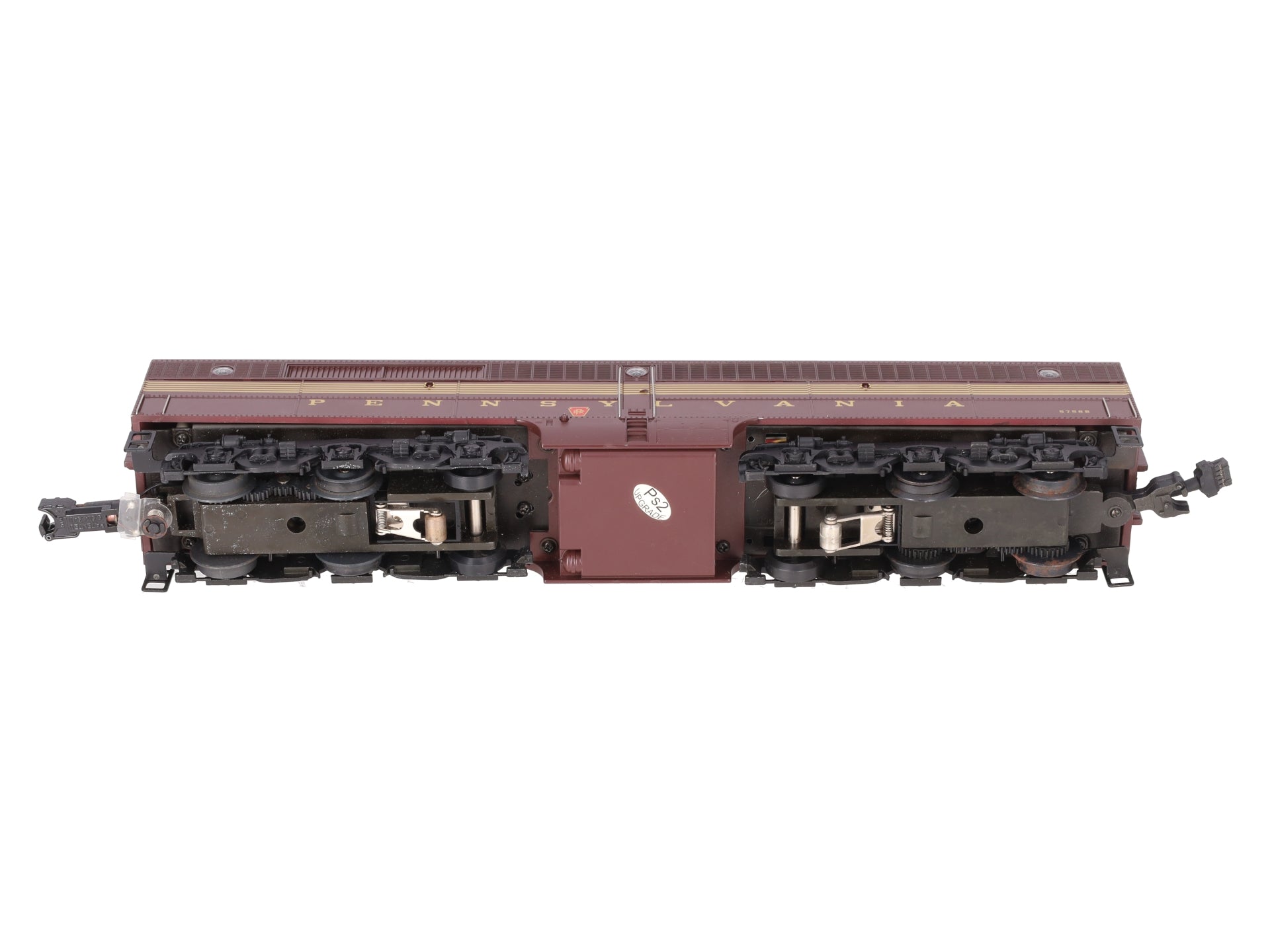MTH 5758B O Pennsylvania Tuscan Red 3-Rail Alco PA B-Unit Diesel VG