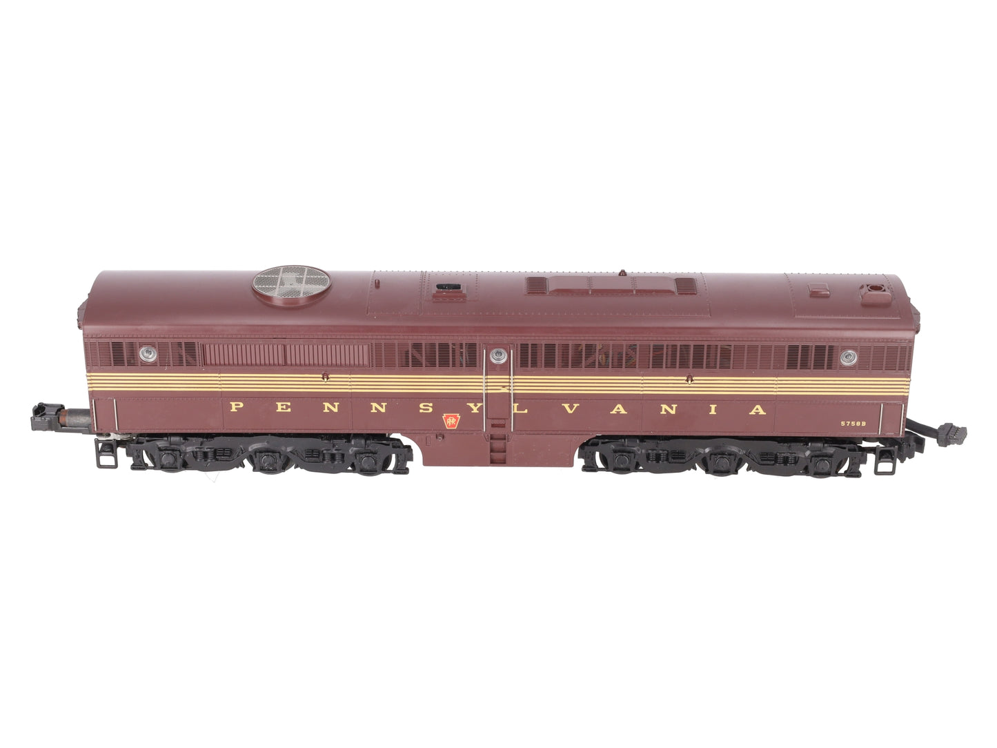 MTH 5758B O Pennsylvania Tuscan Red 3-Rail Alco PA B-Unit Diesel VG