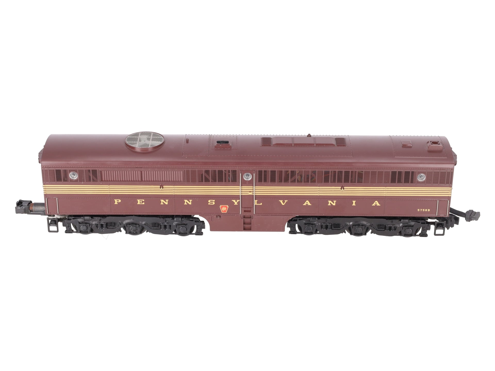 MTH 5758B O Pennsylvania Tuscan Red 3-Rail Alco PA B-Unit Diesel VG
