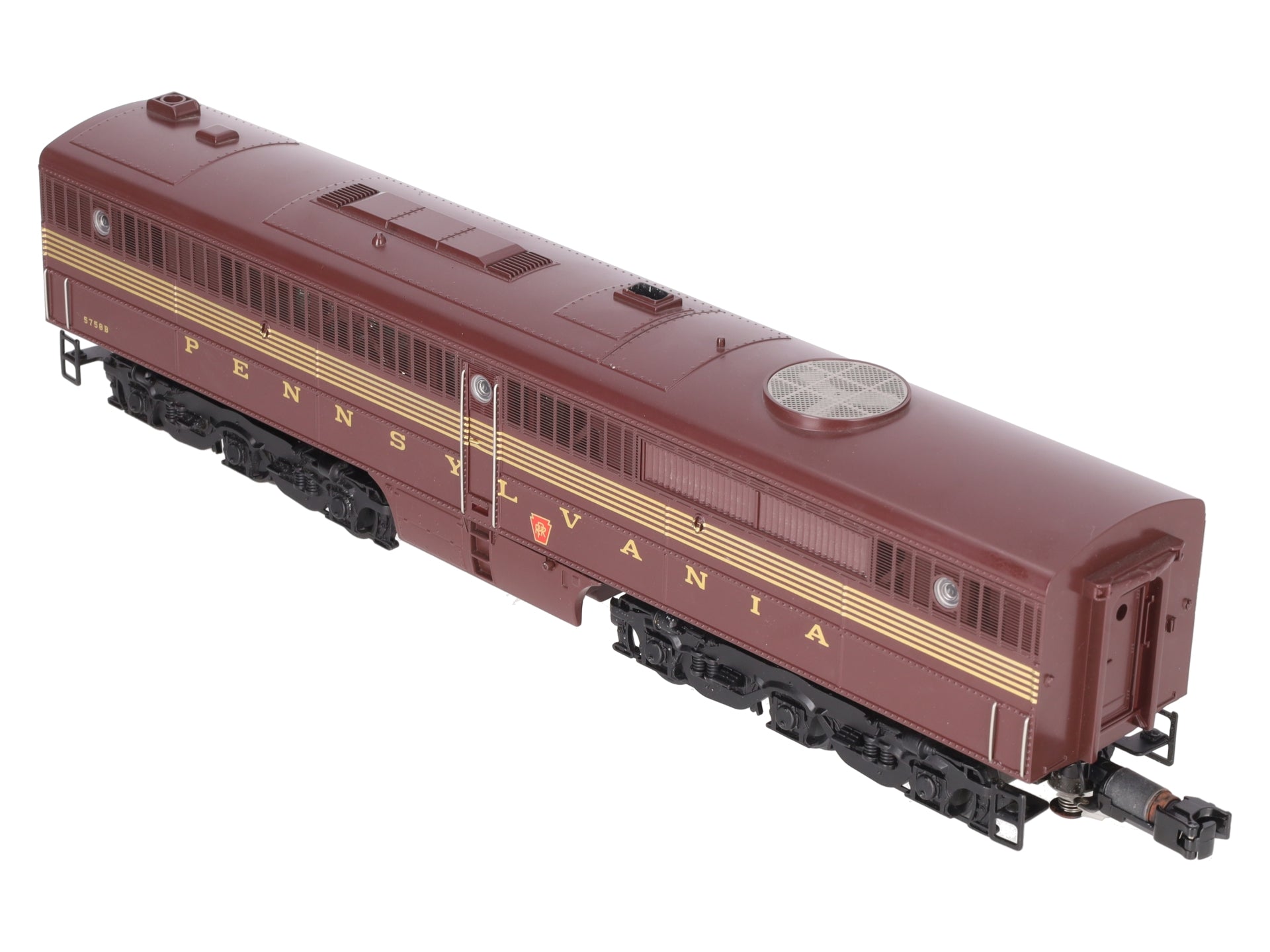 MTH 5758B O Pennsylvania Tuscan Red 3-Rail Alco PA B-Unit Diesel VG