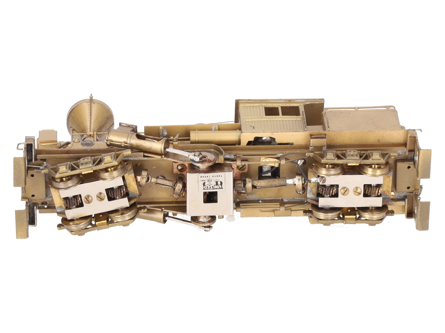 United Models HO Scale BRASS Classic Railroad Logging Climax Class B EX/Box