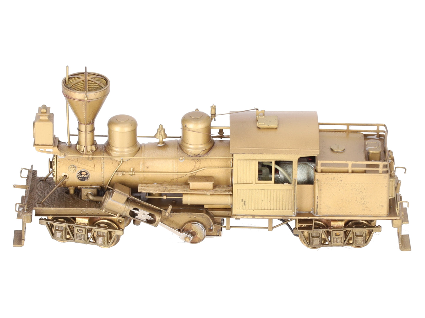 United Models HO Scale BRASS Classic Railroad Logging Climax Class B EX/Box