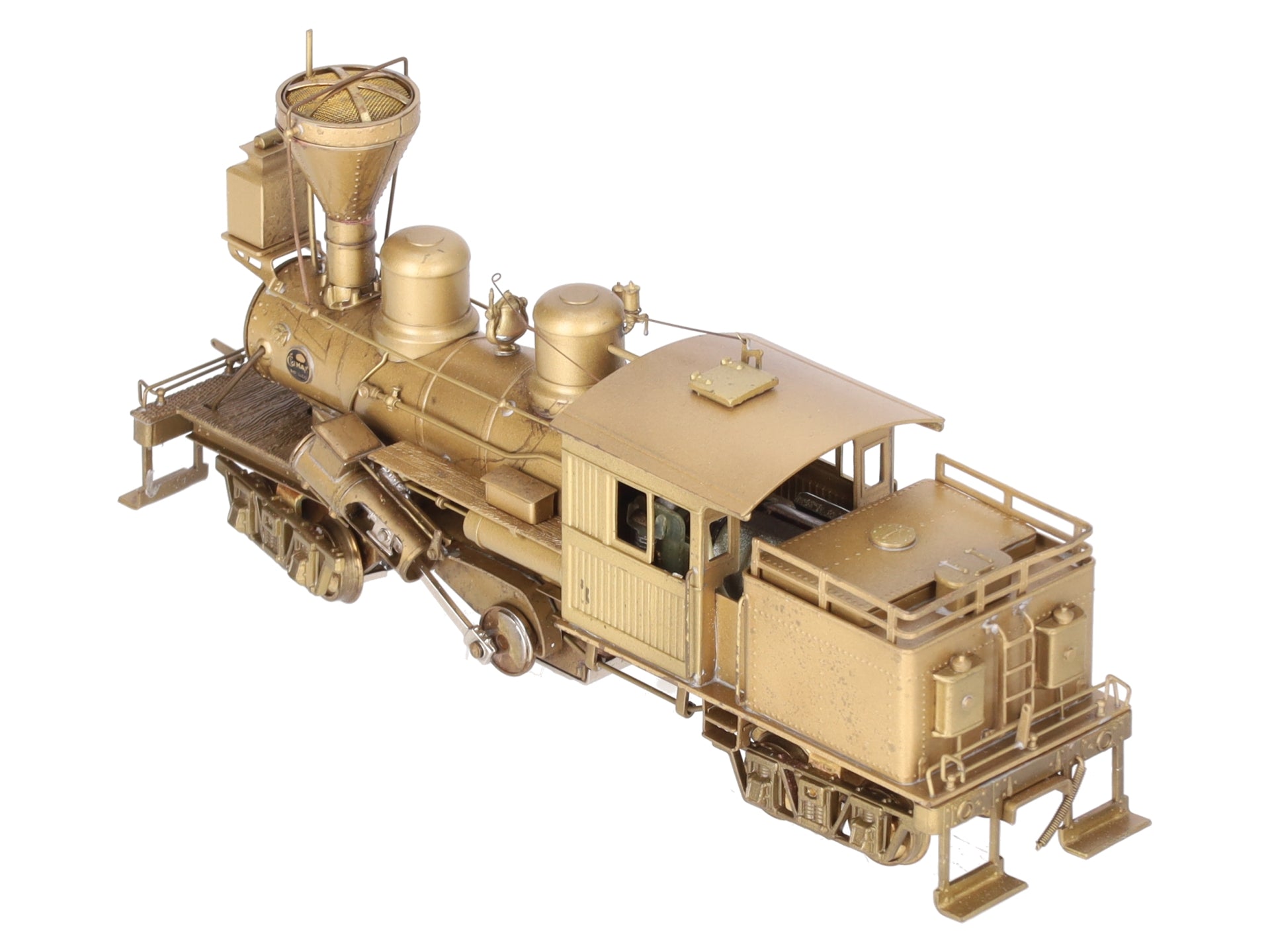 United Models HO Scale BRASS Classic Railroad Logging Climax Class B EX/Box