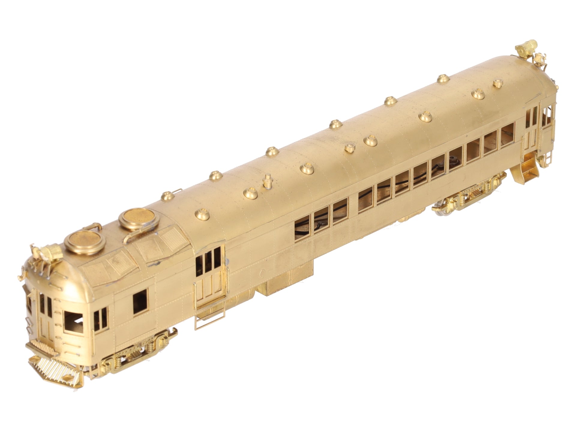 Suydam 350 Brass Powered Brill Gas-Electric 75 Ft. Combination Coach EX/Box