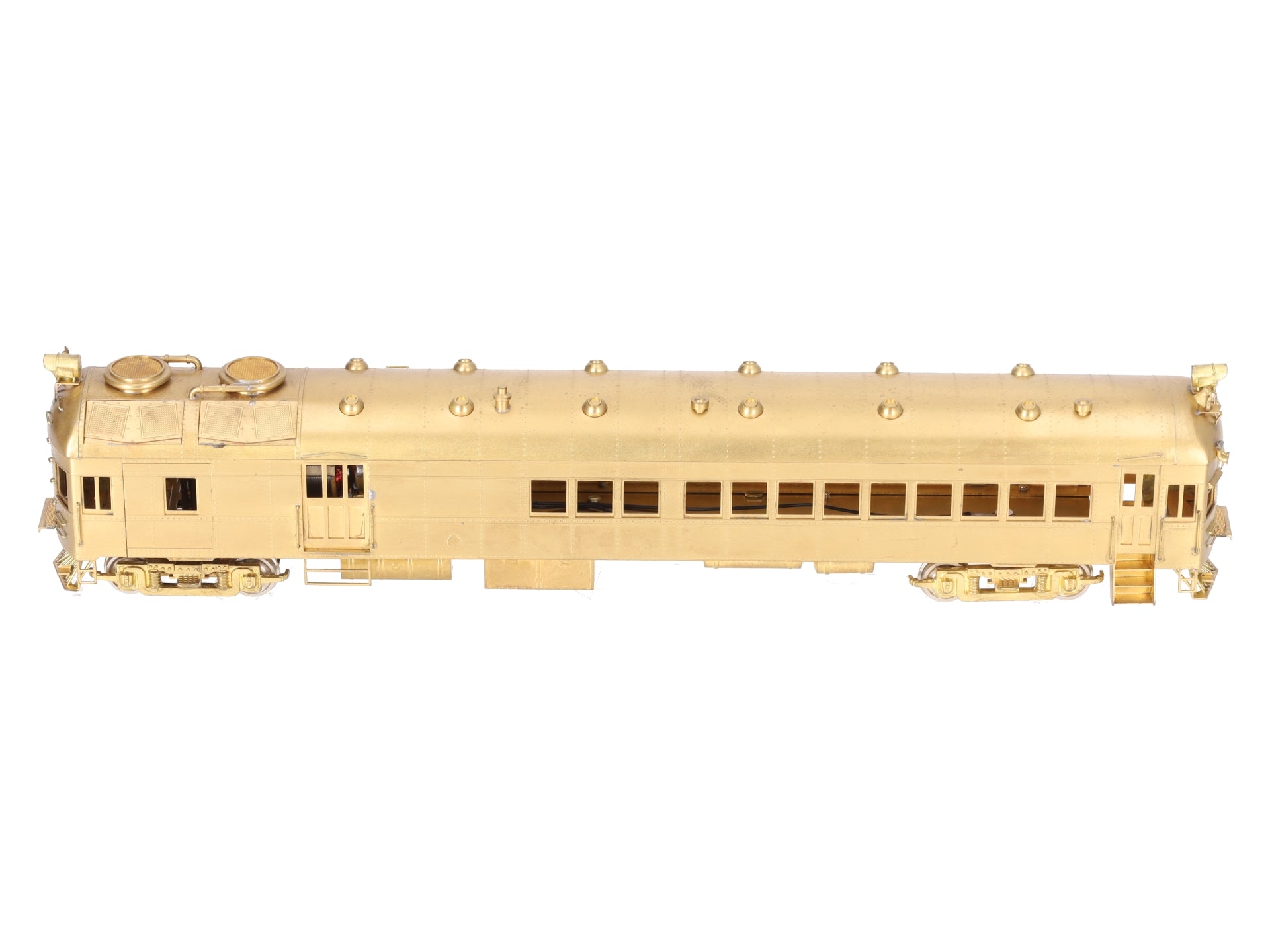 Suydam 350 Brass Powered Brill Gas-Electric 75 Ft. Combination Coach EX/Box
