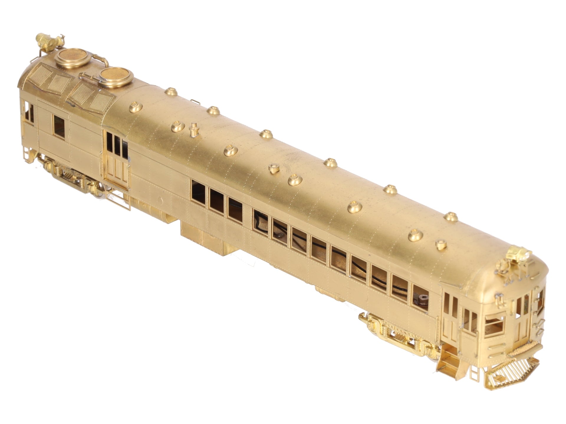 Suydam 350 Brass Powered Brill Gas-Electric 75 Ft. Combination Coach EX/Box