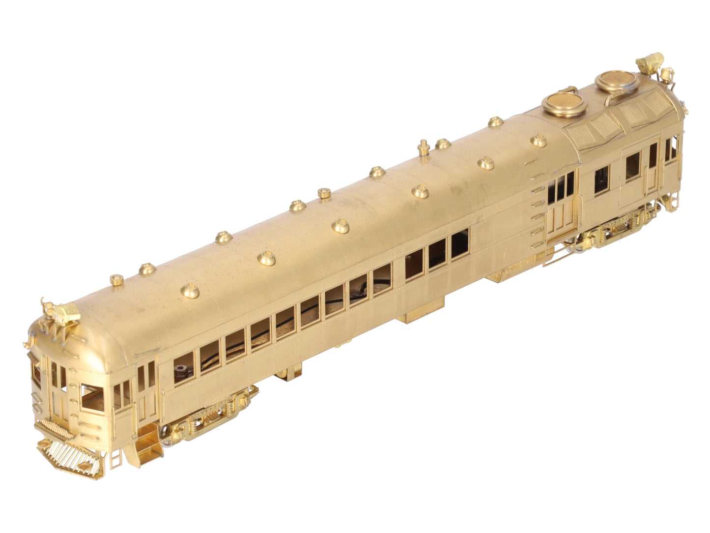 Suydam 350 Brass Powered Brill Gas-Electric 75 Ft. Combination Coach EX/Box